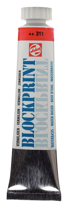 Talens Blockprint Tube 20 ml - Vermiljoen 311 Direct Verzonden