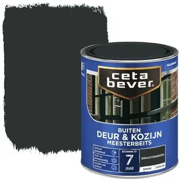 Betaalbaar Cetabever Meesterbeits Deur en Kozijn Dekkend Zijdeglans - Grachtengroen - 0,75 liter