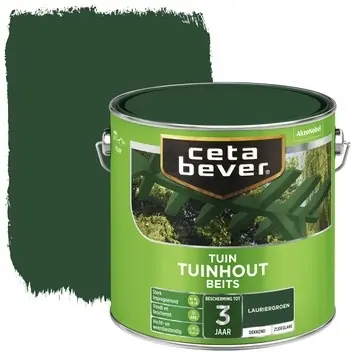 Cetabever Tuinhout Beits Dekkend Zijdeglans - Lauriergroen Merkproduct
