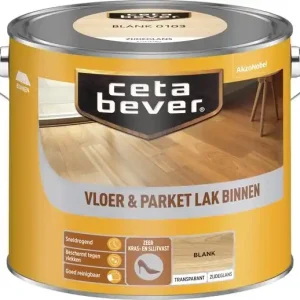 Cetabever Vloer en Parket Lak Binnen Transparant Zijdeglans - Blank Koop Online