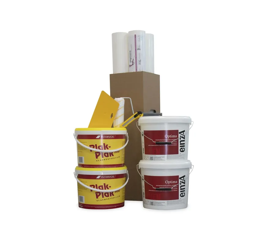 Complete Renovlies Set Einza Optima - RAL 9010 Meest Verkocht