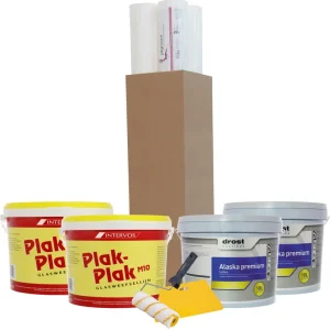 Betaalbaar Complete Renovlies Set Drost Alaska Premium - RAL 9010