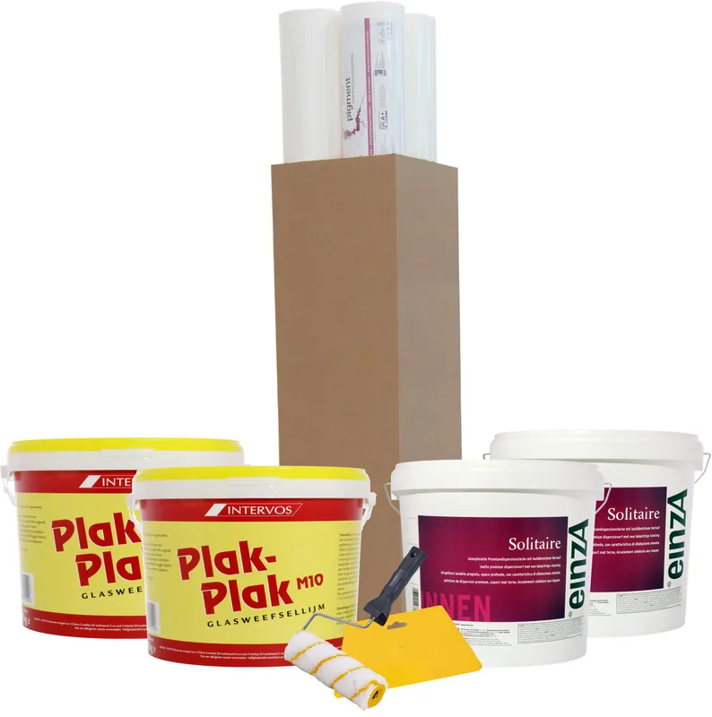 Uitverkoop Complete Renovlies Set Einza Solitaire - Wit