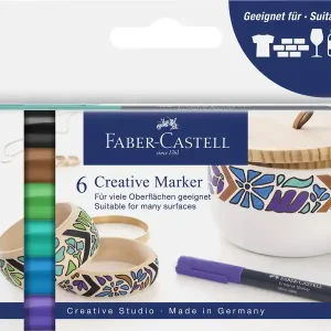 Faber Castell Creatief marker set van 6 stuks Koop Vandaag