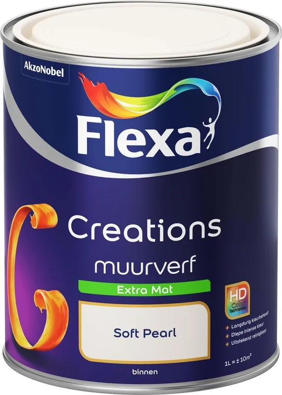 Flexa Creations Muurverf Extra Mat - Soft Pearl Veilige Betaling