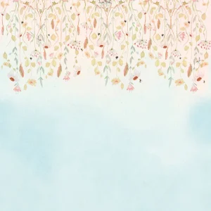 Actieprijs Decoprint Cute Walls- Flowers Fantasy 212x280cm - CW6124-1