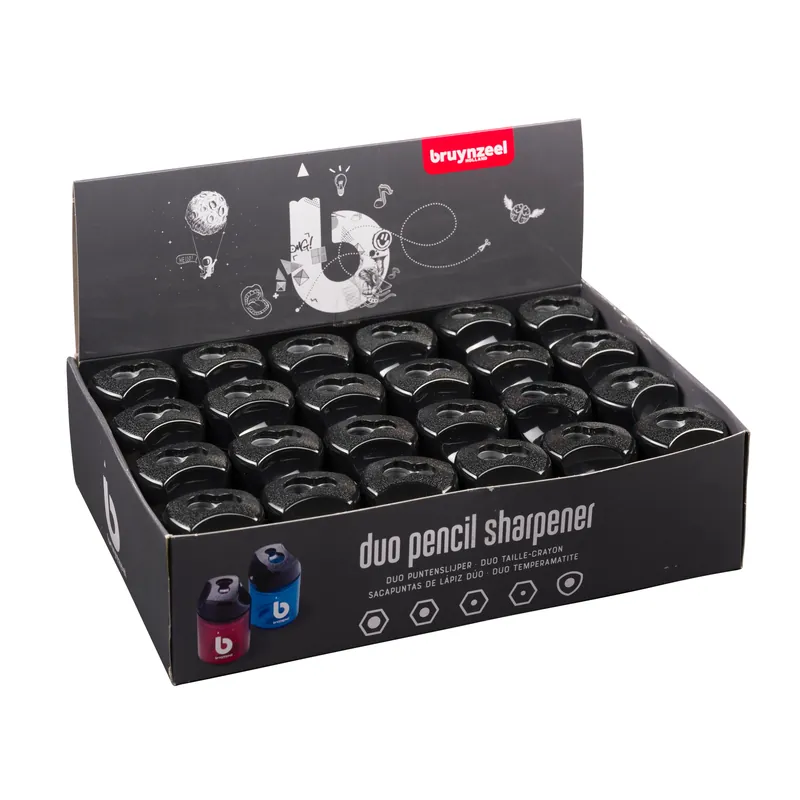 Bruynzeel Display 24 puntenslijpers tonmodel duo Weekendaanbieding