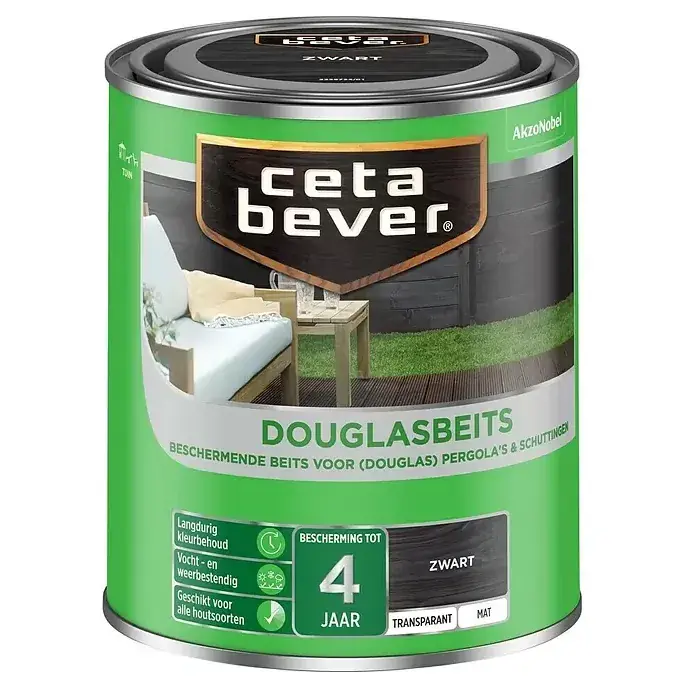 Cetabever Douglas Beits - Zwart Premium