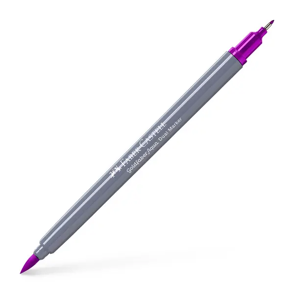 Direct Verzonden Faber Castell Duo aquarelmarker Goldfaber - 228 helder magenta