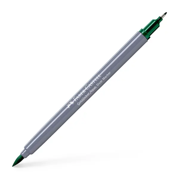 Faber Castell Duo aquarelmarker Goldfaber - 264 donker phthalogroen Laatste Versie