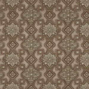 Gereduceerde Prijs Dutch Wallcoverings Yudashkin 5 10X1,06M - Bruin/Bordeaux