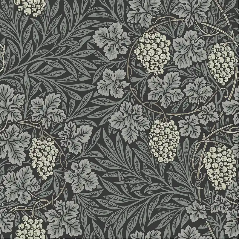 Betaalbaar Dutch Wallcoverings Hidden Treasures - Vine Donkergrijs