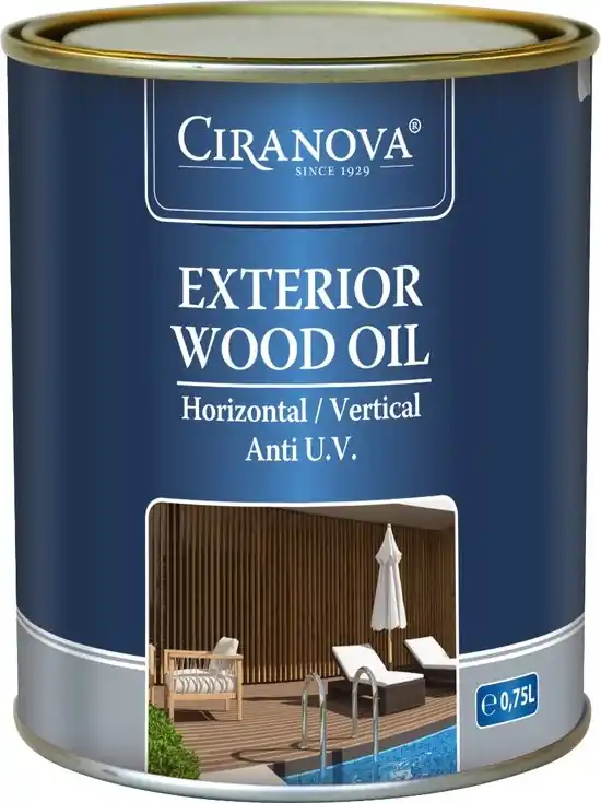 Op = Op Ciranova Exterior Wood Oil - Medium