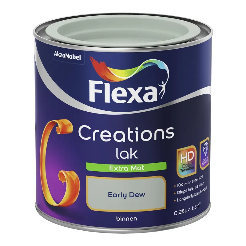 Flexa Creations Lak Extra Mat - Early Dew Beste Prijs