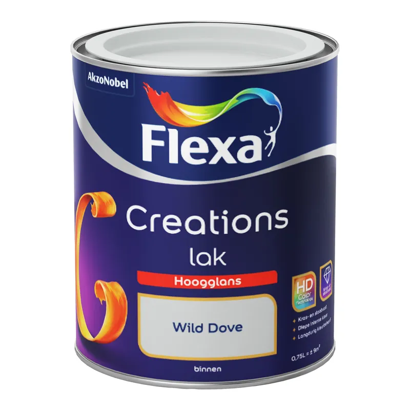 Flexa Creations Lak Hoogglans - Wild Dove Actieprijs