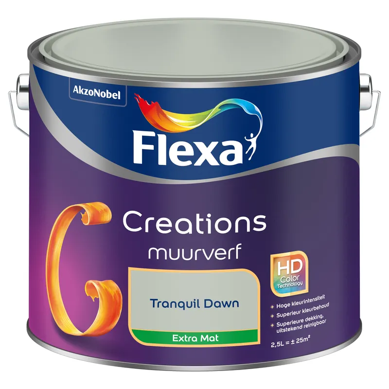 Direct Verzonden Flexa Creations Muurverf Extra Mat - Tranquil Dawn - 2,5 liter