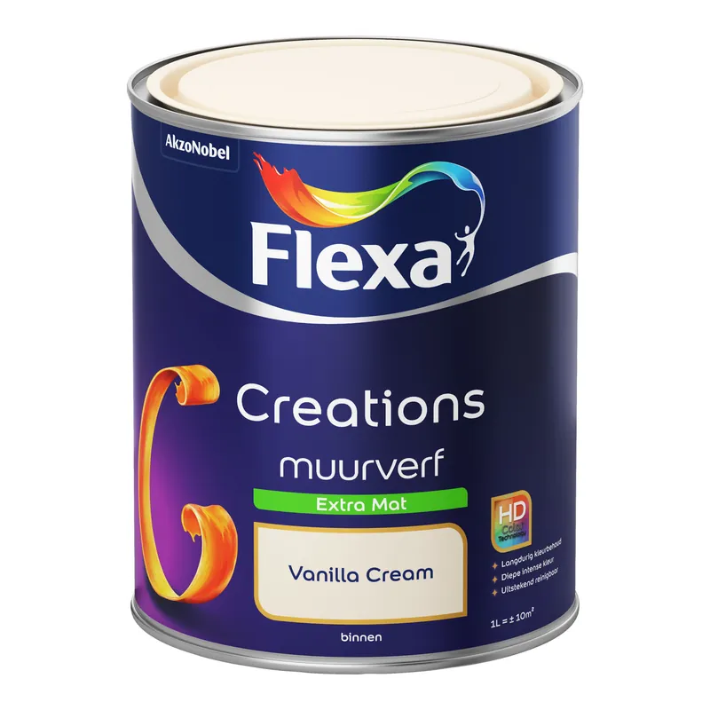 Flexa Creations Muurverf Extra Mat - Vanilla Cream Koopje