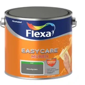 Flexa Easycare Muurverf Mat - Woudgroen - 2,5 liter Rechtstreeks Van De Fabrikant