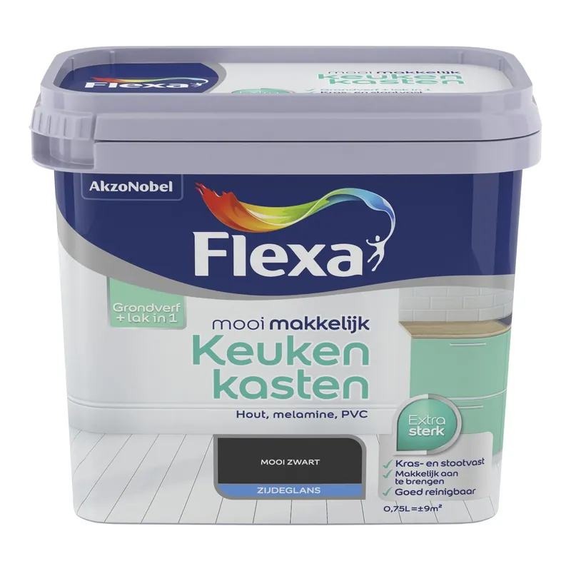 Flexa Mooi Makkelijk Keukenkasten - Zwart Gereduceerde Prijs