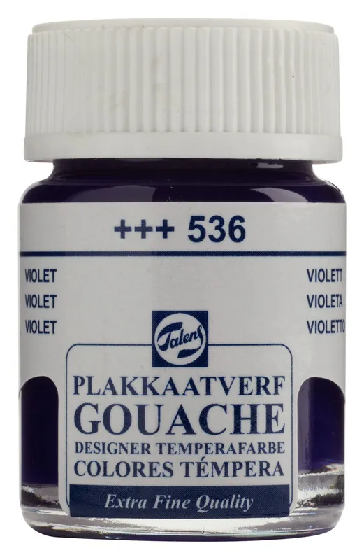 Weekendaanbieding Talens Gouache Extra Fine Quality Fles 16 ml - Violet 536