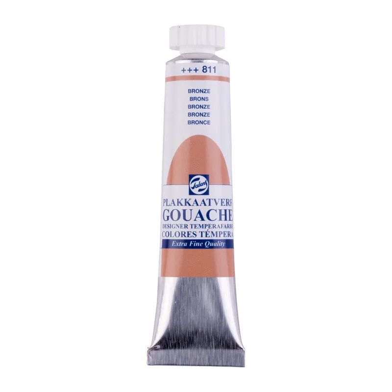 Talens Gouache Extra Fine Quality Tube 20 ml - Brons 811 Populair