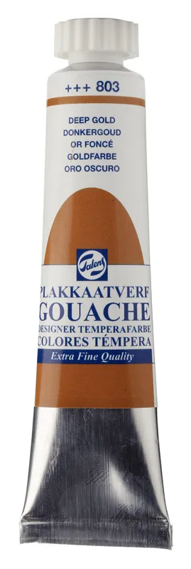 Talens Gouache Extra Fine Quality Tube 20 ml - Donkergoud 803 Tijdelijk Beschikbaar