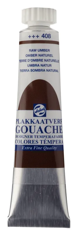 Talens Gouache Extra Fine Quality Tube 20 ml - Omber Naturel 408 Betaalbaar