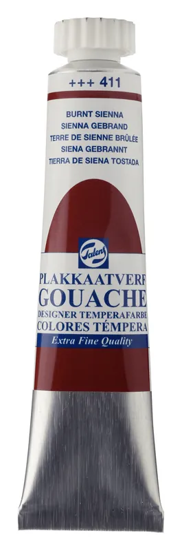 Goedkoop Talens Gouache Extra Fine Quality Tube 20 ml - Sienna Gebrand 411