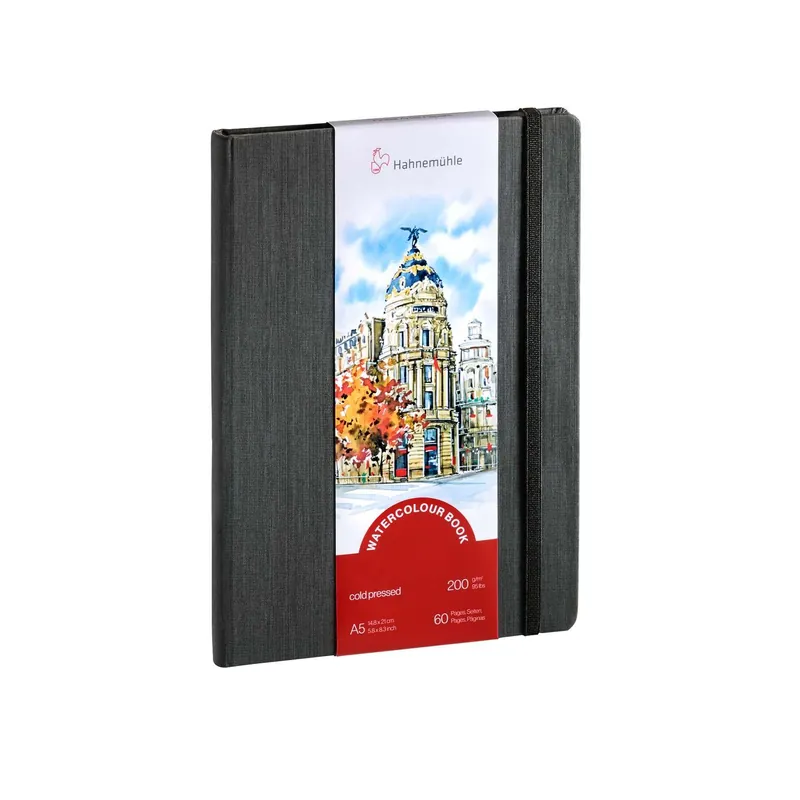 Hahnemuhle Watercolourbook - 200 gr Portrait - 30 Vellen Hoge Kwaliteit