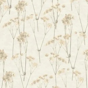 Alleen Vandaag Decoprint Herbarium Behang met katoentakken - HE27240