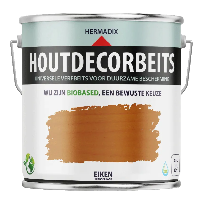 Hermadix Houtdecor Verfbeits Transparant - Eiken Premium