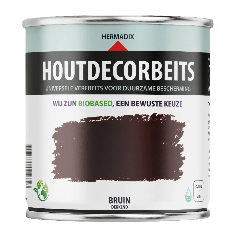 Lage Kosten Hermadix Houtdecor Verfbeits - Bruin