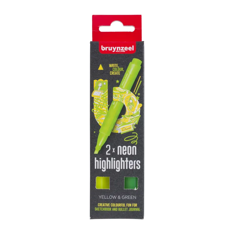 Bruynzeel Highlighters set - 2 kleuren Hete Deal