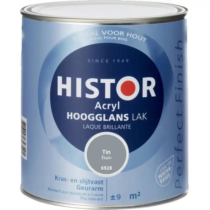 Histor Acryl Hoogglans Lak - Tin Must-Have