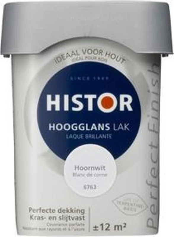 Bestel Nu Histor Perfect Finish Hoogglans Lak - Hoornwit