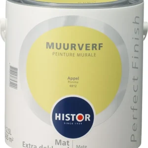 Histor Perfect Finish Muurverf Mat - Appel - 2,5 liter Op = Op