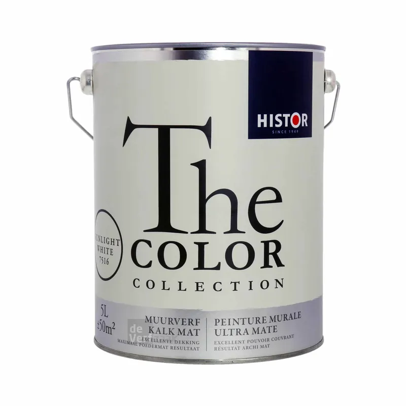 Histor The Color Collection Muurverf Kalkmat - Sunlight White Dagaanbieding