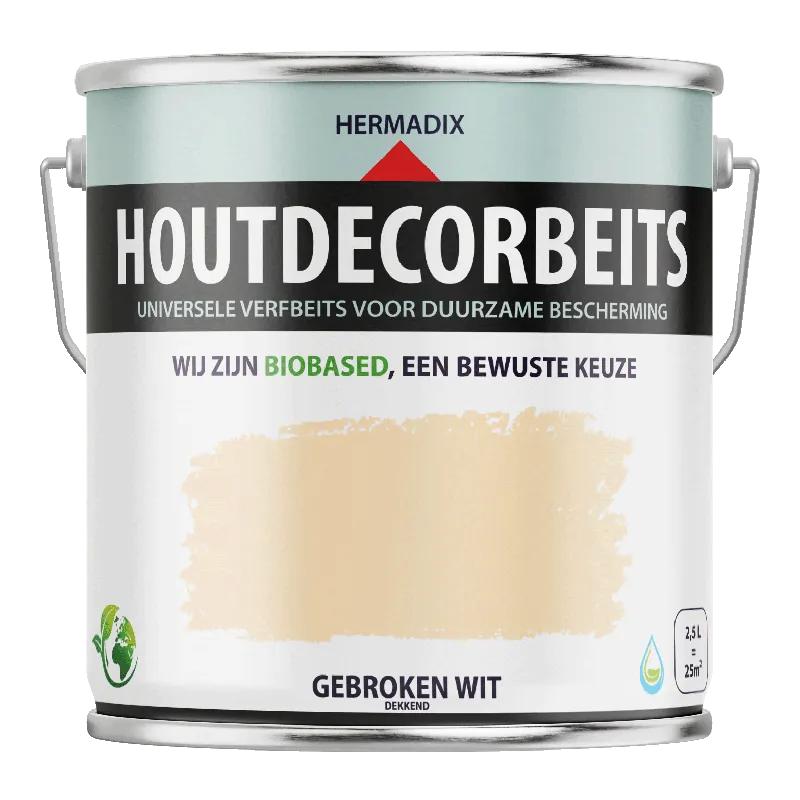 Hermadix Houtdecor Verfbeits - Gebroken Wit Koop Online