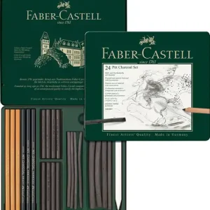 Merkproduct Faber Castell Houtskoolset Pitt Monochrome