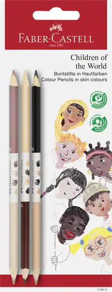 Goedkoop Faber Castell Kleurpotlood - Children of the World