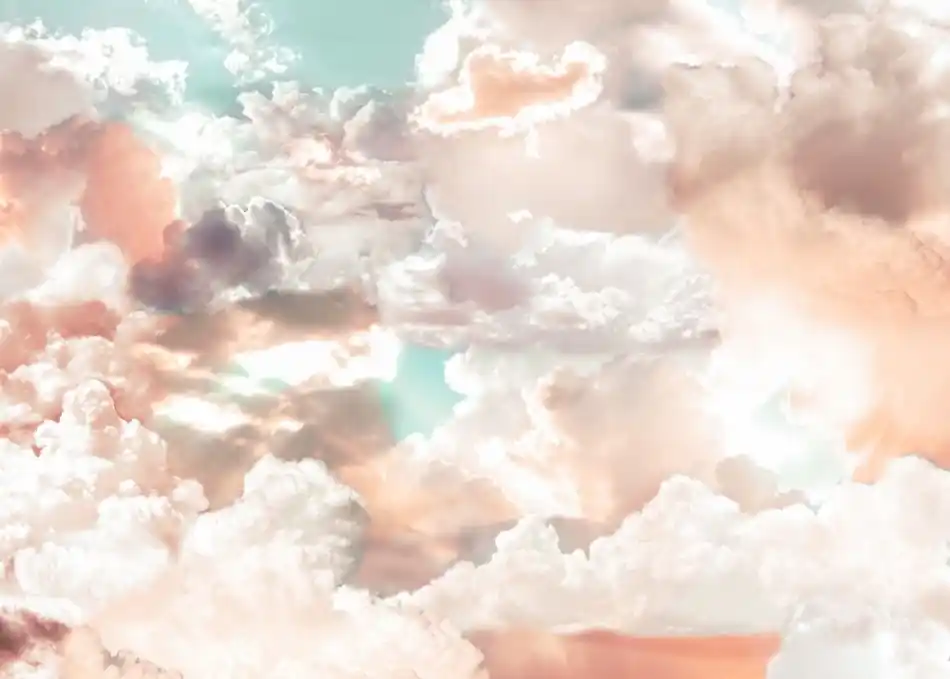 Superprijs Komar Home; Komar Colours Fotobehang Mellow Clouds - X7-1014