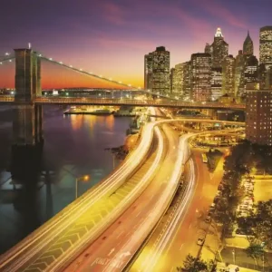 Beperkte Voorraad Komar Home; Komar Colours Fotobehang New York City Lights - 8-516