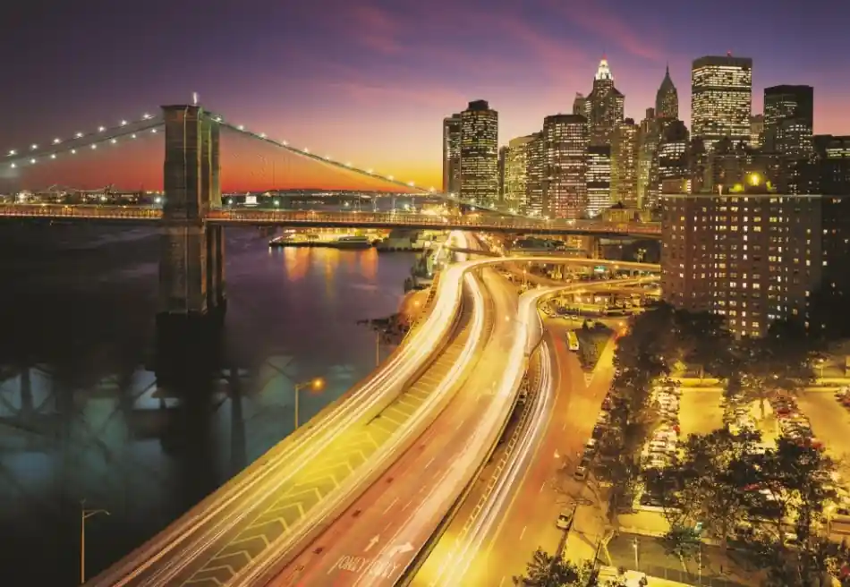 Beperkte Voorraad Komar Home; Komar Colours Fotobehang New York City Lights - 8-516