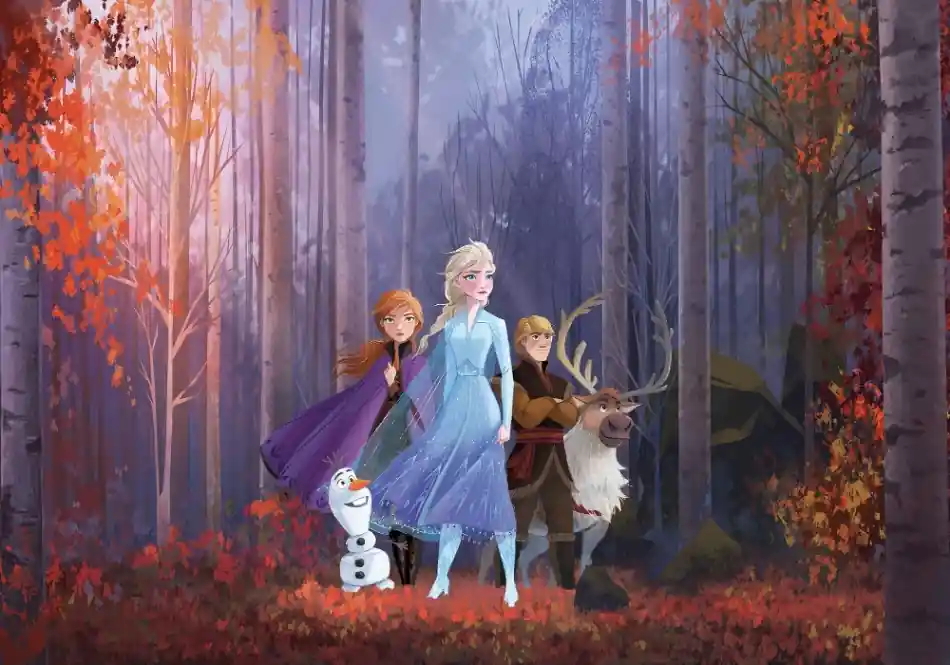 Alleen Vandaag Komar Into Adventure Fotobehang Disney - Frozen - Autumn Glade - IADX8-005