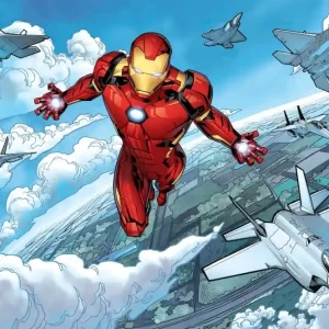 Veilige Betaling Komar Into Adventure Fotobehang Marvel - Iron Man Flight - IADX8-062