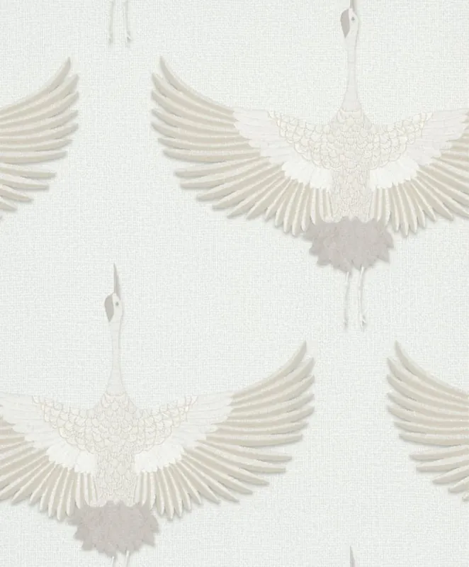 Veilige Betaling Marburg Kumano; The New Design Book Behang met kraanvogels - 34529