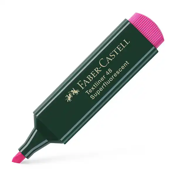 Faber Castell Markeerstift - 48 neon roze Snelle Levering