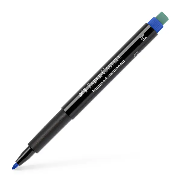 Faber Castell Marker Multimark permanent - M blauw Dagaanbieding