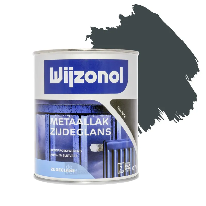 Hete Deal Wijzonol Metaallak Zijdeglans RAL 7016