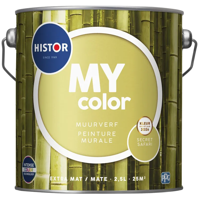 Direct Beschikbaar Histor MY color Muurverf Extra Mat - Secret Safari
